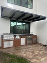 Perello Patio 10 ft Outdoor Kitchen · Bull Outlaw 30" · Weather Pro - full view