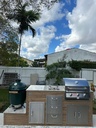 Perello Patio 7 ft Outdoor Kitchen · Bull Steer 25" · Weather Pro - full view
