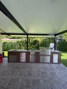 Perello Patio 10 ft Outdoor Kitchen · Bull Outlaw 30" · WPC - full view