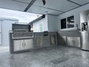 Perello Patio 14 ft L-Shape Outdoor Kitchen · Bull Brahma 38" · Weather Pro - full view
