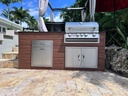 Perello Patio 7 ft Outdoor Kitchen · Bull Angus 30" · Weather Pro - full view