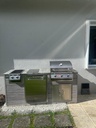 Perello Patio 7 ft Outdoor Kitchen · Bull Steer 25" · Weather Pro - full view
