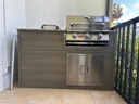 Perello Patio 4 ft Outdoor Kitchen · Bull Steer 25" · WPC - full view