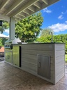 Perello Patio 10 ft Outdoor Kitchen · Bull Outlaw 30" · Weather Pro - full view
