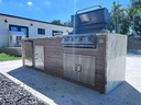 Perello Patio 8 ft Outdoor Kitchen · Bull Outlaw 30" · Weather Pro - full view