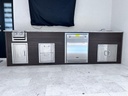 Perello Patio 10 ft Outdoor Kitchen · Sink & Storage · WPC - full view