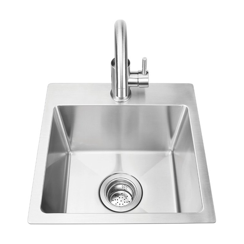 18″ Premium Stainless Steel Dual Mount Sink - view 4