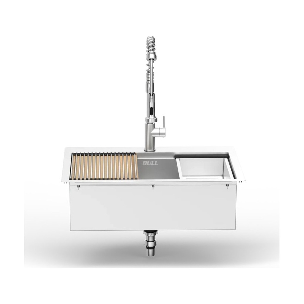 30″ Stainless Steel Outdoor Kitchen Sink with Accessories - view 4