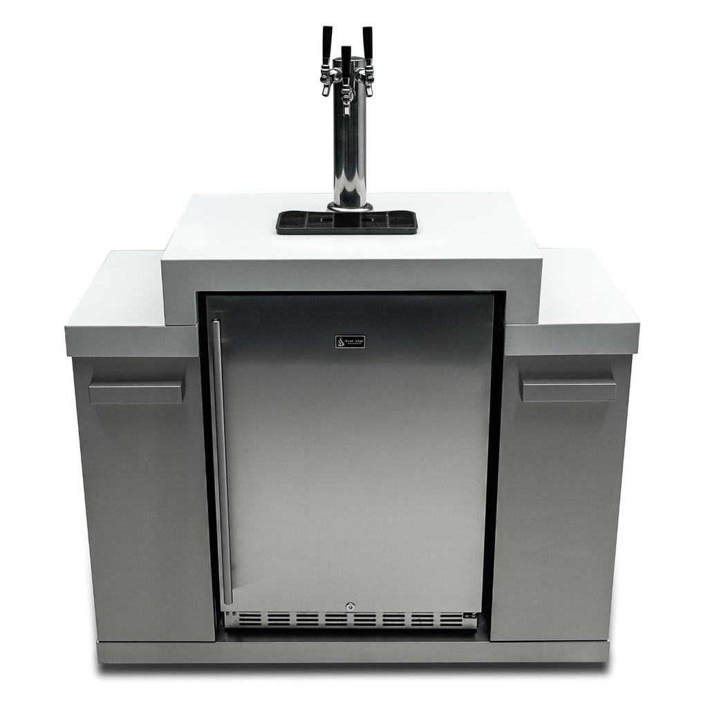 Mont Alpi Outdoor Rated Triple Tap Kegerator Cabinet Module