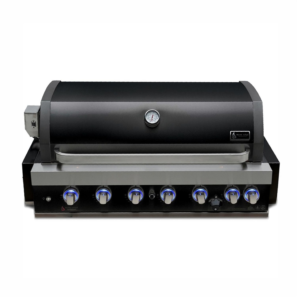 [MABi805-BSS] Mont Alpi 805 Black Series 44-in 6 Burner Built-In Propane Grill w/ Rotisserie