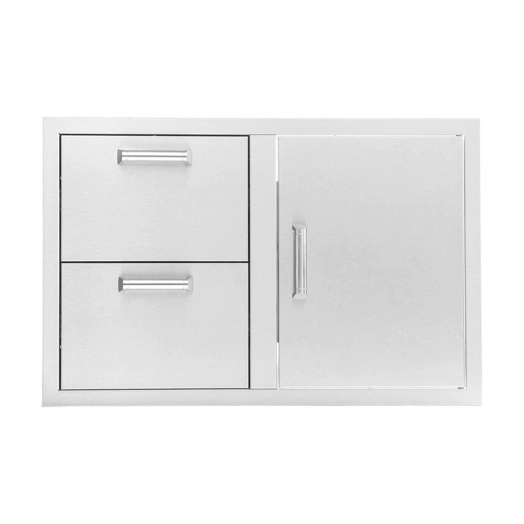 [DDC] PCM 32-Inch Access Door & Double Drawer Combo (Reversible)