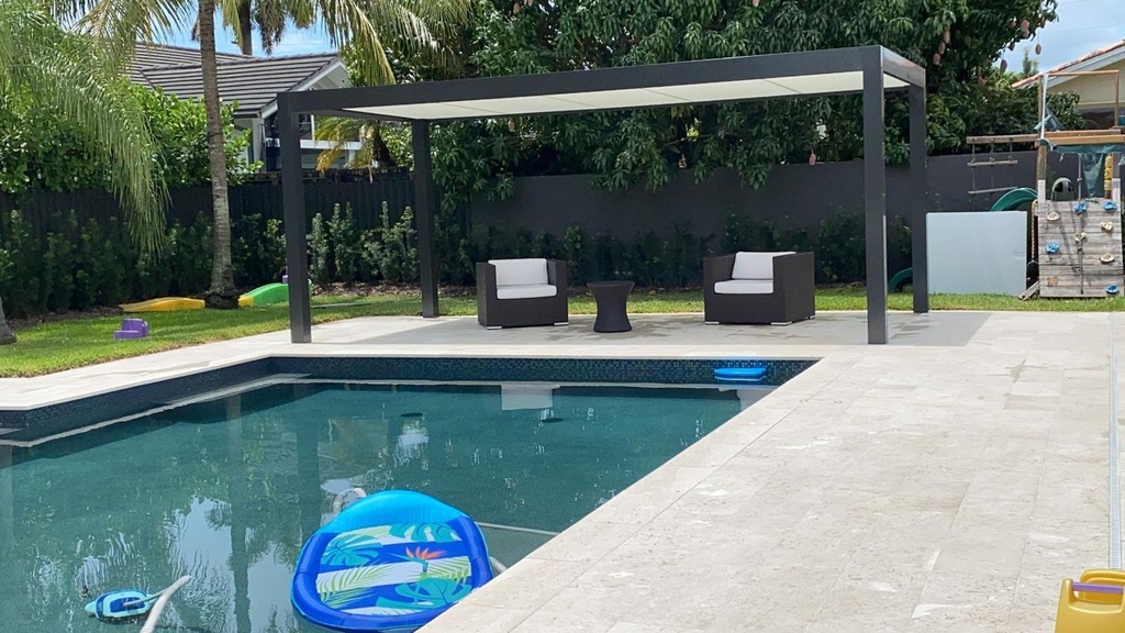 [PP-MT-24X12-FB] Modern Terrace 24' x 12' · Freestanding · Bronze