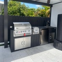 Outdoorkitchen 9 ft · Black · Bull 30" Angus LP