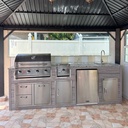 Perello Patio 9 ft Outdoor Kitchen · Bull Outlaw 30" · Weather Pro