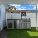 Perello Patio 8 ft Outdoor Kitchen · Bull Outlaw 30" · Weather Pro