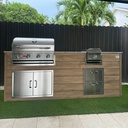 Perello Patio 7 ft Outdoor Kitchen · Bull Outlaw 30" · Weather Pro