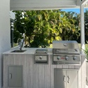 Perello Patio 8 ft Outdoor Kitchen · Bull Steer 25" · Weather Pro