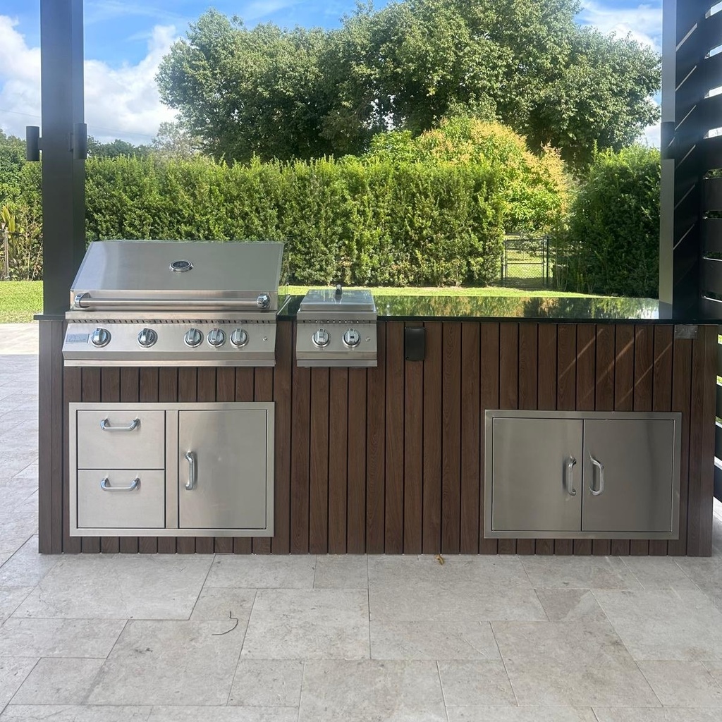 Outdoorkitchen 8 ft · Dark Brown · Blaze BLZ-4LTE3