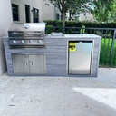 Perello Patio 7 ft Outdoor Kitchen · Bull Outlaw 30" · Weather Pro