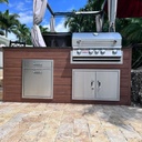 Perello Patio 7 ft Outdoor Kitchen · Bull Angus 30" · Weather Pro