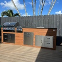Perello Patio 9 ft Outdoor Kitchen · Bull Outlaw 30" · Weather Pro