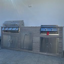 Perello Patio 8 ft Outdoor Kitchen · Bull Outlaw 30" · Weather Pro