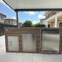 Perello Patio 7 ft Outdoor Kitchen · Sink & Storage · Weather Pro