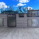 Perello Patio 8 ft Outdoor Kitchen · Bull Outlaw 30" · Weather Pro