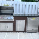 Perello Patio 8 ft Outdoor Kitchen · Bull Outlaw 30" · WPC