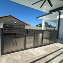 Perello Patio 13 ft Outdoor Kitchen · Bull Outlaw 30" · Weather Pro