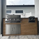 Perello Patio 6 ft Outdoor Kitchen · Bull Outlaw 30" · Weather Pro