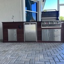 Perello Patio 9 ft Outdoor Kitchen · Bull Outlaw 30" · WPC