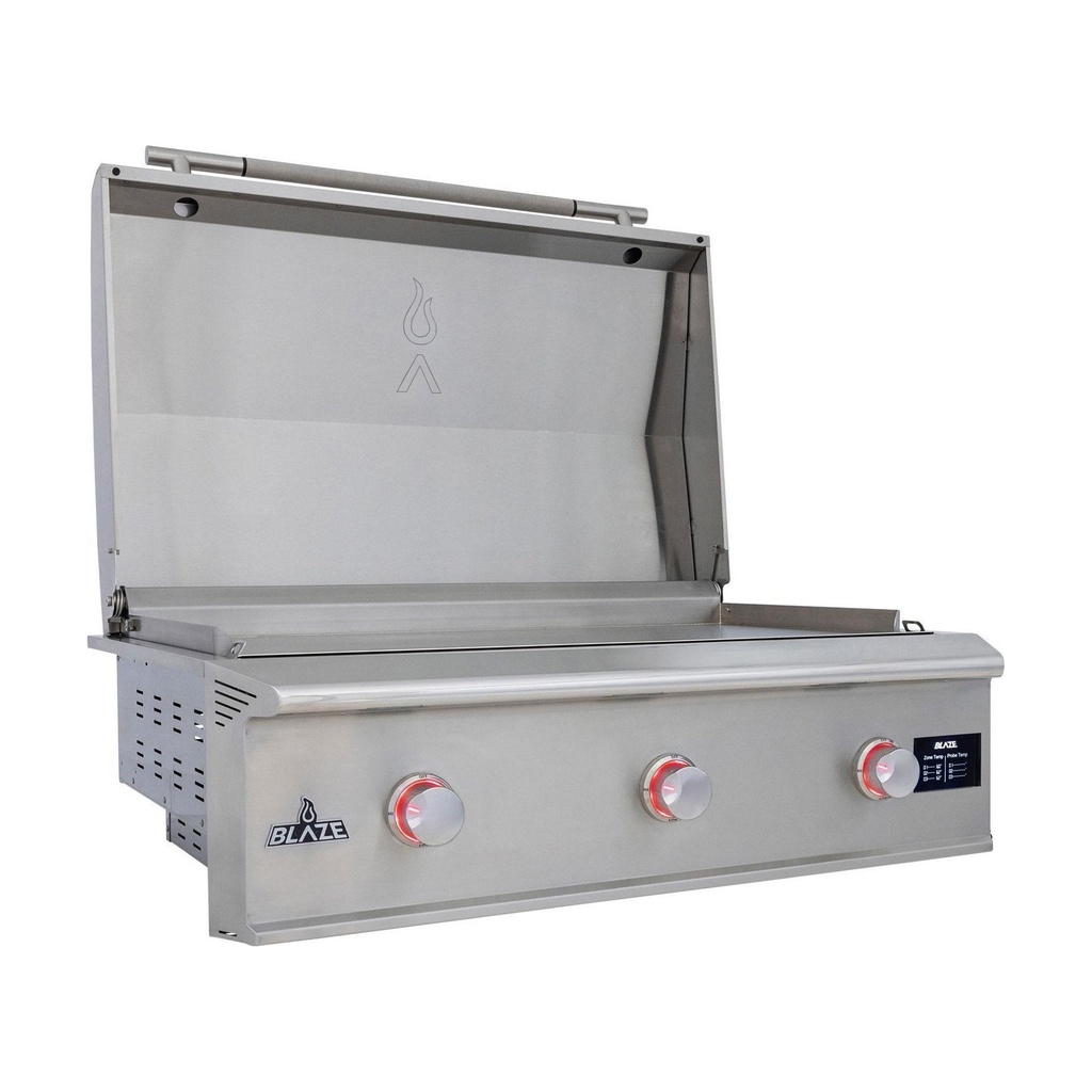 [BLZ-GRIDDLE40-LP] Blaze LTE PRO 40-Inch Built-In Gas Griddle w/ Digital Temperature Screen & Lift-Assist Lid (Liquid Propane (LP))