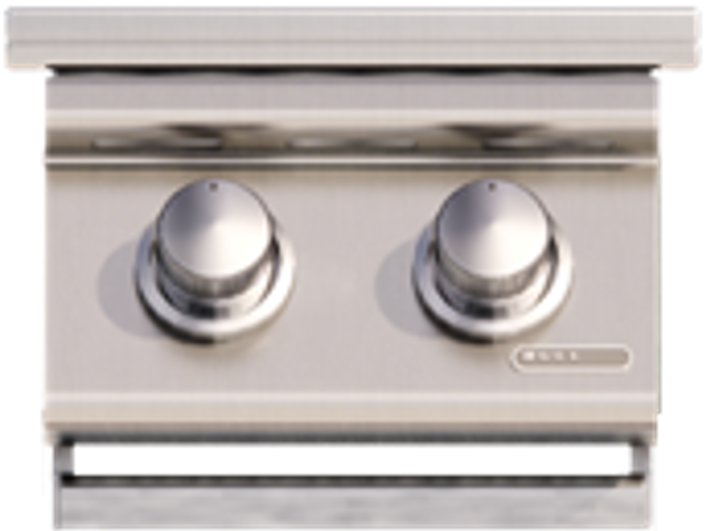 Bull Built-In Propane Gas Double Side Burner W/ Stainless Steel Lid
