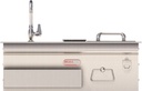 Bull 30-Inch Stainless Steel Slide-In Bar Center W/ Ice Chest & Sink
