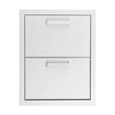 PCM 2-Drawer Double Access Storage