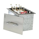Bull 16-Inch Stainless Steel Built-In Outdoor Ice Chest