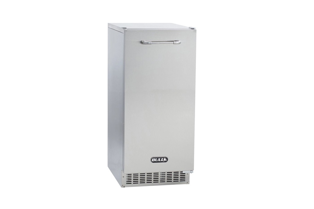 Bull 60 Lb. 15-Inch Outdoor Rated Commercial Ice Maker With Drain Pump
