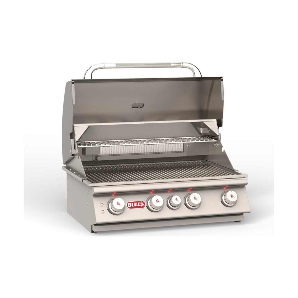 [47629] Bull Angus 30-Inch 4-Burner Built-In Natural Gas Grill