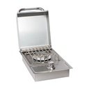 Bull Drop-In Natural Gas Single Side Burner W/ Stainless Steel Lid