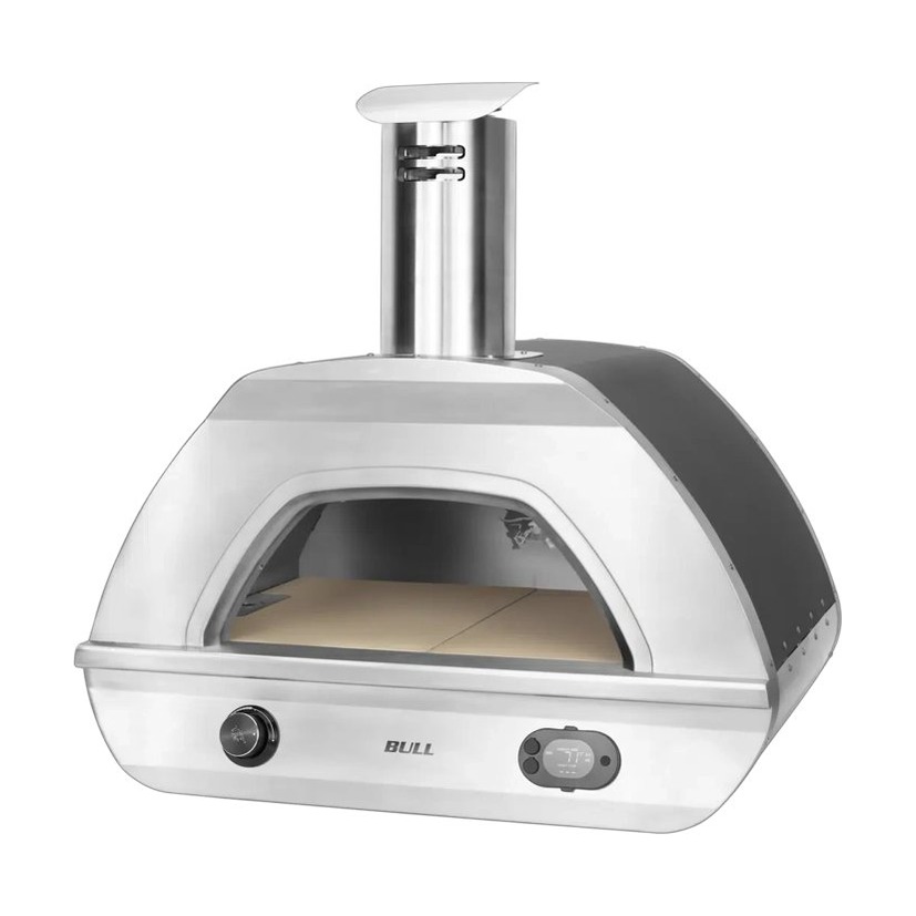 [69564] Bull Dual Fuel Countertop Pizza Oven - Natural Gas